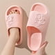 thumbnail image 4 of Zapatillas de baño con plataforma antideslizante para mujer, chanclas de dibujos animados de oso, sandalias de playa para interiores y exteriores, verano, 2023, 4 of 4