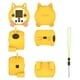 thumbnail image 4 of sweethay Cáscara protectora del silicón del juguete de Digitaces para los animales domésticos interactivos Cáscara protectora interactiva Cables de audio/vídeo amarillo, 4 of 6