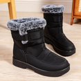 thumbnail image 6 of Chenyee Snow Boots for Women Warm Furry Linied Winter Shoes Water-proof Hook Loop Mid Calf Booties, 6 of 8