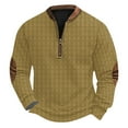 thumbnail image 2 of Blusas y camisas de manga larga con cuello redondo Sudadera con capucha de cuello redondo para hombre Jersey estampado Blusa de poliéster de manga larga para hombre, 2 of 4