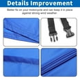 thumbnail image 6 of Unique Bargains 1PC Motorcycle Cover All Season Universal Weather Waterproof Sun with Storage Bag Fits Up to 86.61'' L Blue, 6 of 7