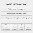 thumbnail image 5 of Women's Fitness Gloves Half Finger Outdoor Sports Cycling Gloves Men's Mountaineering Yoga Driving Shock Absorbing Dew Finger Gloves Black S, 5 of 8