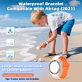 thumbnail image 7 of YUNOVA AirTag Wristband for Kids, IPX8 Waterproof Silicone Strap with Magnetic Clasp, Adjustable Hidden Holder Compatible with Apple AirTag Tracker for Child Teen Swimming, 7 of 7