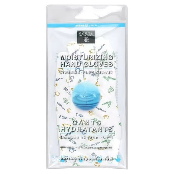 Earth Therapeutics Moisturizing Hand Gloves, Gants Hydrants, 1 Pair