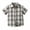 Gray, variant on zbxnLI Boys Plaid Shirt Short Sleeve Button down Summer Casual Loose Kids Shirt Lightweight Outdoor Clothing