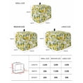thumbnail image 2 of Lemon Small Toaster Cover 2 Slice, Kitchen Appliance Covers, Yellow Fruits Summer Watercolor Botanical Leaf Plant Toaster Oven Cover with Loop, Bread Machine Cover Polyester Dust Cover Protection, 2 of 4