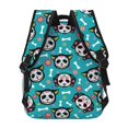 thumbnail image 4 of Fotbe Skull Cat Pattern Casual Backpack for School, Travel, and Outdoor Activities - Durable, Lightweight, and Comfortable, 4 of 5