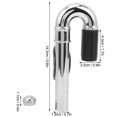 thumbnail image 3 of Flute Mouthpiece Silver Plated Children's Special Elbow Straight Pipe Dual Purpose Accessories, 3 of 4