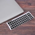 thumbnail image 4 of Black & White Dual-Language Keyboard Stickers with Arabic and English Letters - 17.7x5.8cm Plastic Decals for Laptops and Desktops, 4g per Piece, Pack of 3 - Easy Application to Refresh Your Computer, 4 of 5
