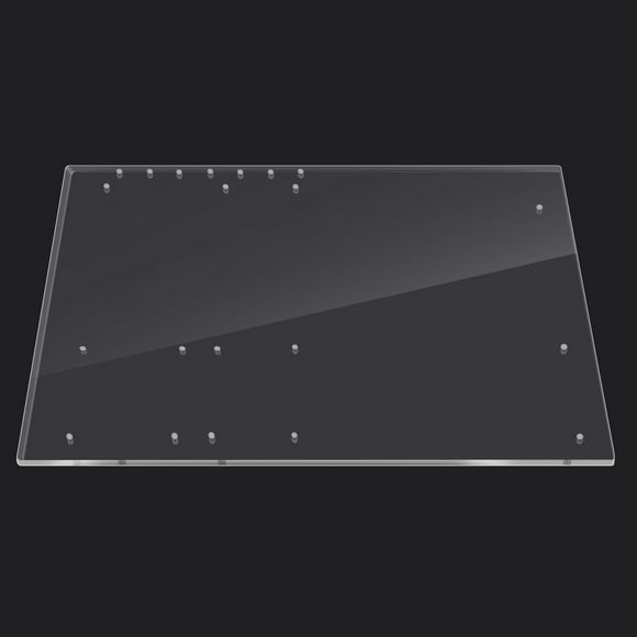 Acrylic DIY Base, Transparent Computer Case, 330 X 268mm Optical Drives Hard Drives For Computer For ATX Motherboard