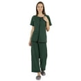 thumbnail image 5 of Inkmeso Top Pajama Set Women Solid Sleepwear Pj Loungewear 2 Piece Set Nightwear, 5 of 7