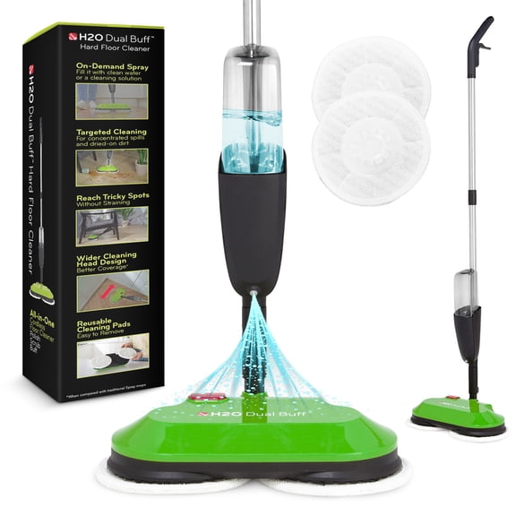 H2O Dual Buff Cordless Hard Floor Cleaner