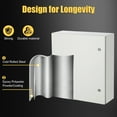 thumbnail image 4 of BeesClover Steel Electrical Junction Box, NEMA Electrical Enclosure Box, Indoor&Outdoor Wall Mounted Waterproof&Dustproof Metal Box with Safety Locks and Mounting Plates, 4 of 8