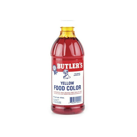 (Price/CS)Butler's Best Yellow Food Coloring 6/16oz,