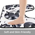 thumbnail image 4 of PhooArto Toilet Lid Cover and U-Shaped Toilet Floor Mat Set of 2 Pieces, Cute Cartoon Raccoon Patterns Toilet Mat Set, Machine Washable Seat Covers Non-Slip Absorbent Rugs, 4 of 6
