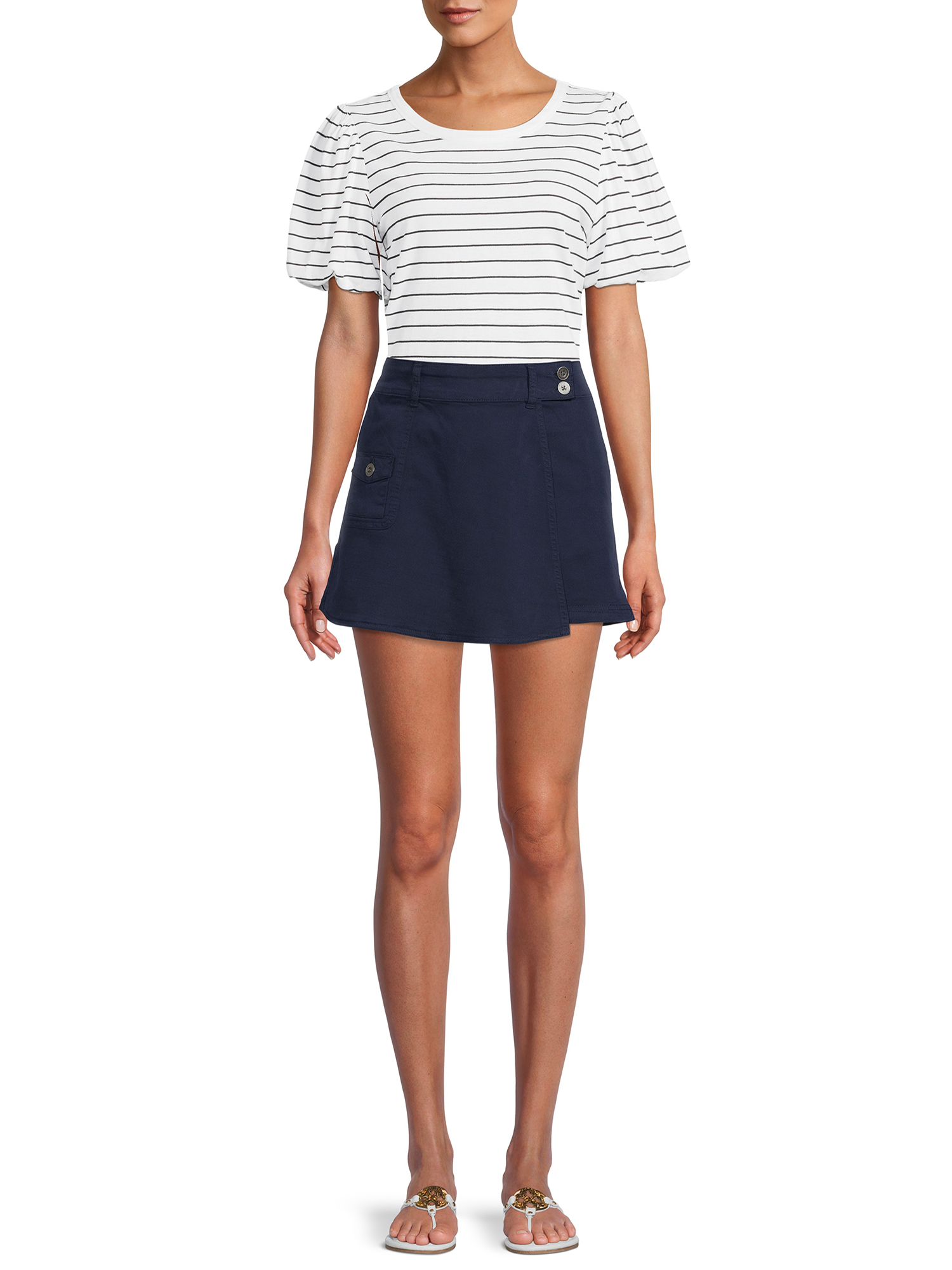 Time and Tru Women's Utility Skort