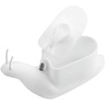 thumbnail image 3 of Dispensador de jabón líquido en forma de caracol estilo encimera, dispensadores de loción para encimera, bomba de botella, cocina casera (blanco), 3 of 5