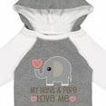 thumbnail image 4 of Inktastic My Nana and Papa Love Me Boys or Girls Long Sleeve Baby Bodysuit, 4 of 5