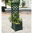 thumbnail image 2 of DMC Products 70406 16 Inch Lexington Trellis Planter - White, 2 of 3