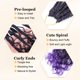 thumbnail image 4 of Trenzas de ganchillo Yewell Goddess Box, bohemio, rizadas, 14 pulgadas, 9 paquetes, 4 of 9