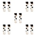 thumbnail image 1 of Minnieouse Calcetines de mujer, calcetín cálido para zapatillas informales de felpa, calcetín para dormir para otoño e invierno, suelo de casa Blanco negro 5piezas Minnieouse CBP168328, 1 of 6