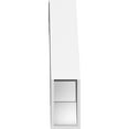 thumbnail image 4 of 3"W x 12"D x 16"H Standard Aspen Architectural Grade PVC Knee Brace, 4 of 9