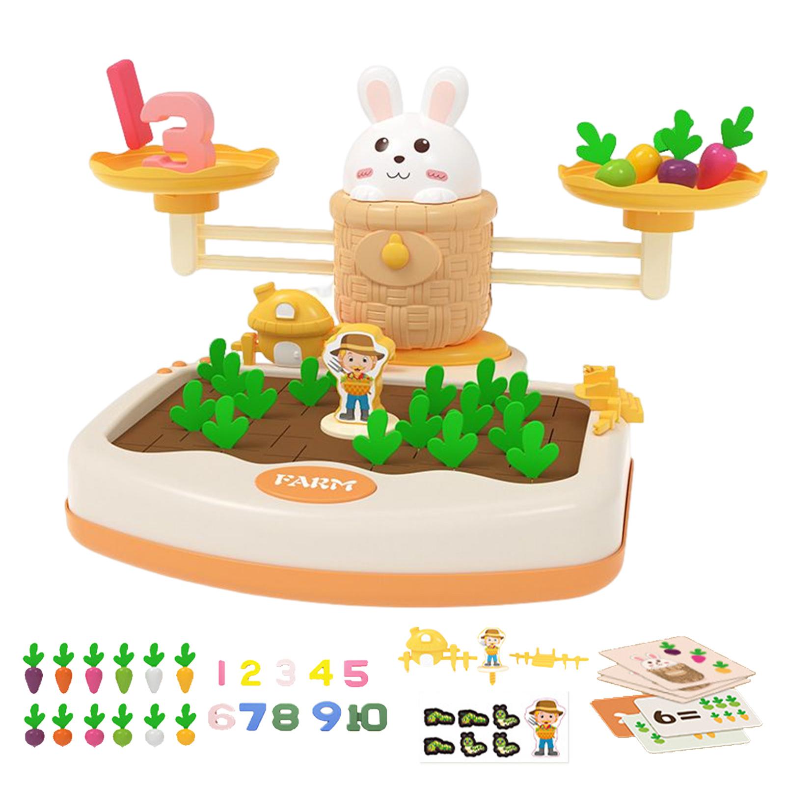 Carrot Harvest Toy Montessori Toddlers Educational Carrot Toys With