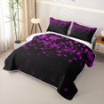 thumbnail image 3 of jejeloiu Pink Pixel Geometric Pattern Quilt Full Kids,Classic Checkered Print Full Bedspread Sets For Boys,3pcs, 3 of 7