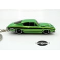 thumbnail image 2 of Plymouth Hemi Cuda Green Car Rare Novelty Keychain 1:64 Diecast, 2 of 4