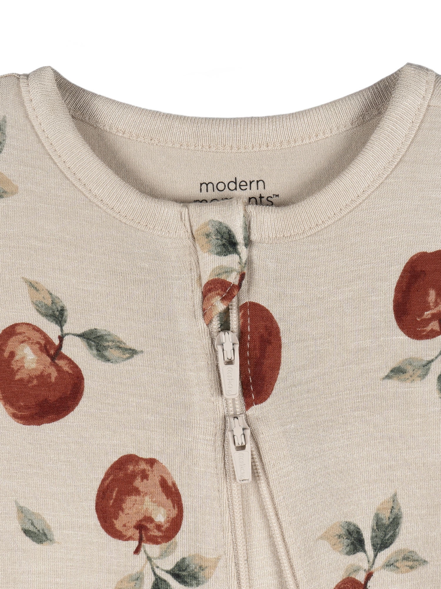 Modern Moments by Gerber Neutral Two-Way Zip Viscose Coverall, Sizes Newborn - 24 Months