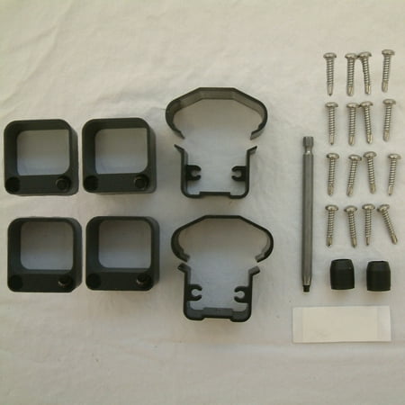 

Ekena Millwork Series 125 Level Rail Bracket Kit in Bronze Texture (Balusters Not Included)