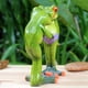 thumbnail image 4 of Divertida Decoración de ranas de resina shamjiam Estatuillas Estatua decorativa 3D de rana animal, 4 of 8