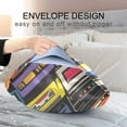 thumbnail image 4 of Yayeee Pillowcase Standard Size Set of 2 Satin Wrinkle Resistant Pillow Case, Retro Game Cassette Pattern, 4 of 7