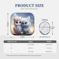thumbnail image 3 of Salouo Cute Animal Couple Pattern Car Windshield Sun Shade Foldable | Front Windshield Shade for Sun, Heat and UV Rays | Interior Sun Protection-Large, 3 of 6