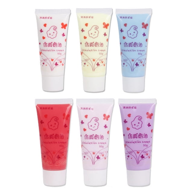 Juego de 6 uds de Pegamento de crema perfecl simulación 50ml Estilo A