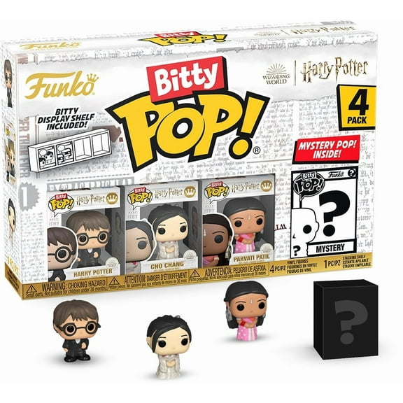 Funko Bitty POP! 4-Pack: Harry Potter and the Goblet of Fire - Harry Collectible Vinyl Mini-Figures