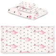 thumbnail image 2 of Dreamtimes Flamingos Towel Set of 3, Highly Absorbent Soft Towels with Bath Towel, Hand Towel and Washcloth for Bathroom Hotel Gym Spa, 2 of 7
