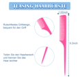 thumbnail image 3 of pitrice Sturdy Rat Tail Comb For Precise Hair Styling Professional S Choice Hair Brushes Teasing Comb, 3 of 6