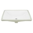thumbnail image 3 of American Imaginations 18.25-in. W Rectangle Bathroom Undermount Sink Set In White - Chrome Hardware AI-26687, 3 of 9