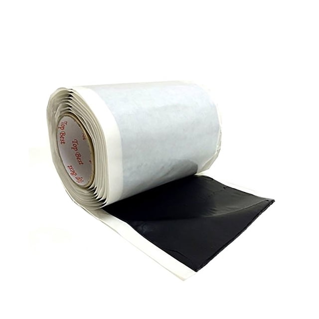 Bishop Tape Seal Mastic 6.5 x 10 FT Tacky Black Flexible Large Pitch Pad PV2665 Perfect Vision Cinta