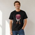 thumbnail image 2 of Funny Apple Face Graphic T-Shirt, Unisex Classic Fit Cotton Tee, 2 of 9