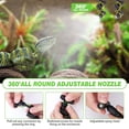 thumbnail image 5 of Reptile Humidifiers Smart Misting System, Reptile Mister Automatic with Timer, Terrariums Humidifier with 360°Adjustable Misting Nozzles, Spray Kit for Rainforest Plants Amphibian, 5 of 11