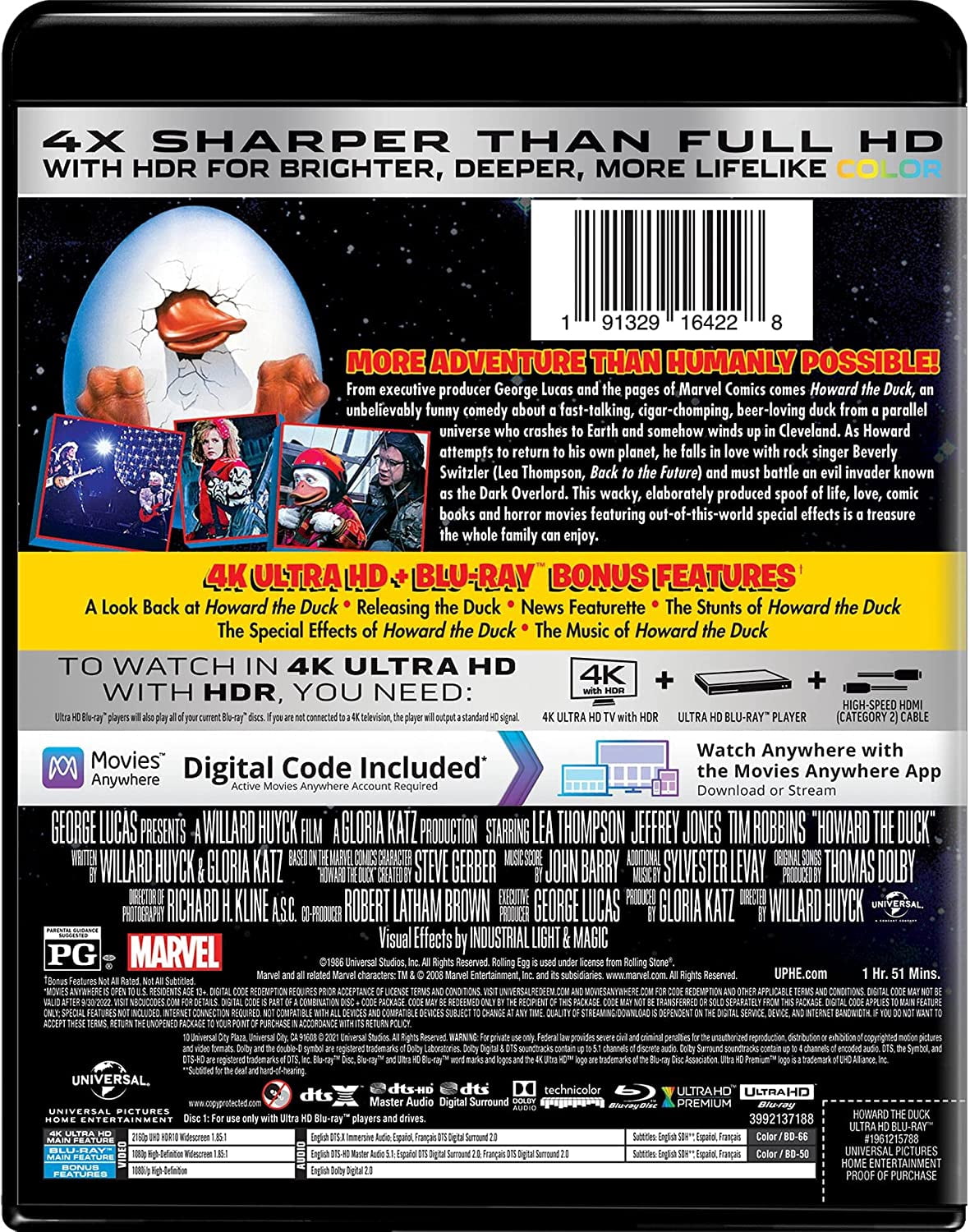 Howard the Duck (4K Ultra HD + Blu-ray) [UHD]