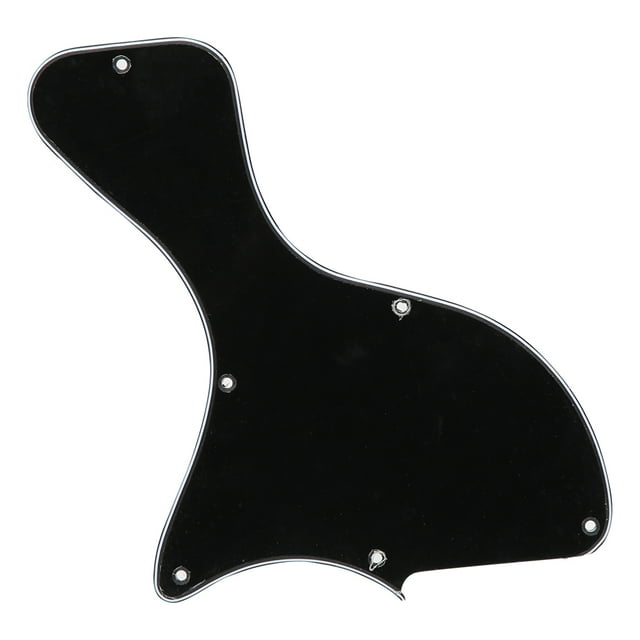 Guitar Pickguard Black 3 Layers PVC Plastic Pick Guard Musical Instrument Accessories