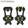 thumbnail image 2 of Naierhg 1 Pair Anti-Slip Winter Shoes Boot Grips Snow Gripper Ice Cleats Spikes Crampons,L, 2 of 8