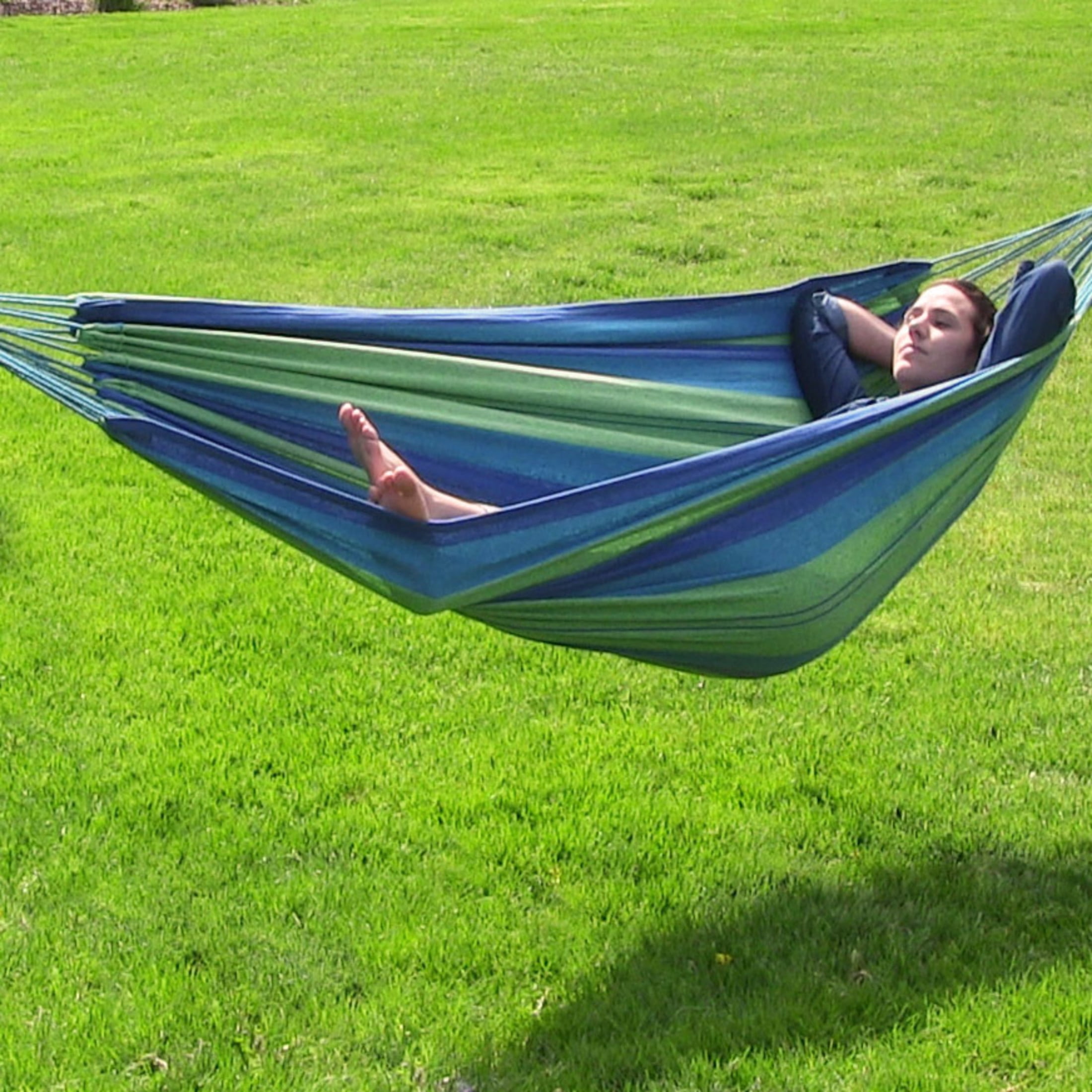 Sunnydaze 2-Person Brazilian Double Hammock - Oasis