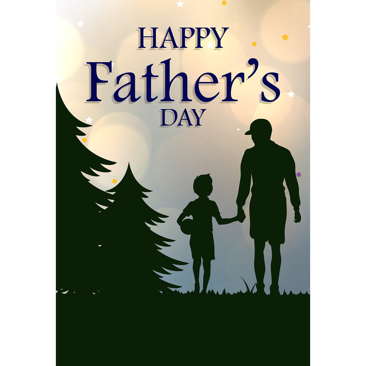 America Forever Father's Day House Flag - Childhood Memories Of Dad - World's Best Dad - Happy Father's Day Love- 28 x 40 Inches - Seasonal Yard Outdoor Decorative Double Sided Flag