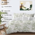 thumbnail image 3 of 3 Piece Sage Green Fruit Duvet Cover Set Twin Size,Microfiber Comforter/Quilt Cover with Corner Ties and 2 Pillowcases,Vintage Plant Nature Botanical Flower All Season Bedding with Zipper Closure, 3 of 8