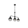 thumbnail image 2 of Living District LD4009D30BK Gibil 3 Light Black Ceiling Pendant, 2 of 4