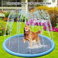 thumbnail image 3 of Almohadilla para rociadores para mascotas, alfombrilla para rociadores de agua para perros multiusos, espesada para perros o niños Hugtrwg Para estrenar, 3 of 9